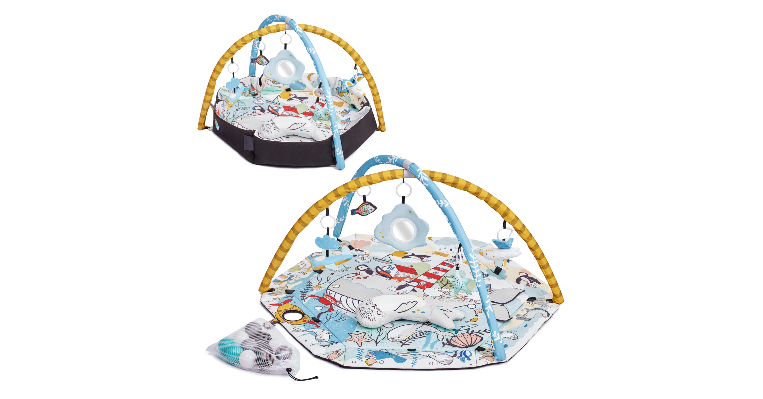 Sensory educational mat Kinderkraft Smartplay Sea Emamaailm.ee