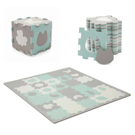 Foam mat puzzles Kinderkraft Luno Shapes