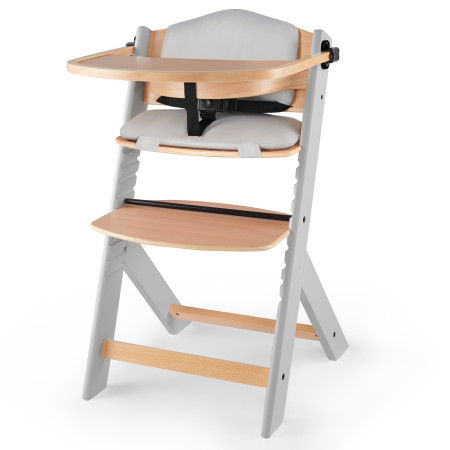 Стульчик для кормления с подушкой 3в1 Kinderkraft Enock graywood