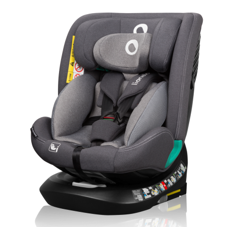 Carseat Lionelo Bastiaan One i-Size Grey Stone