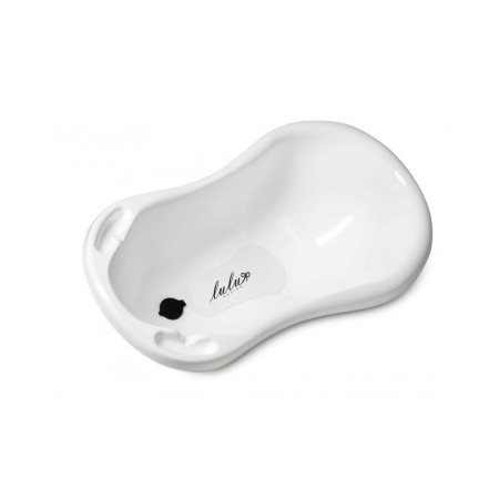 Bathtub with drain and non-slip mat MALTEX Lulu Design 84 cm, white